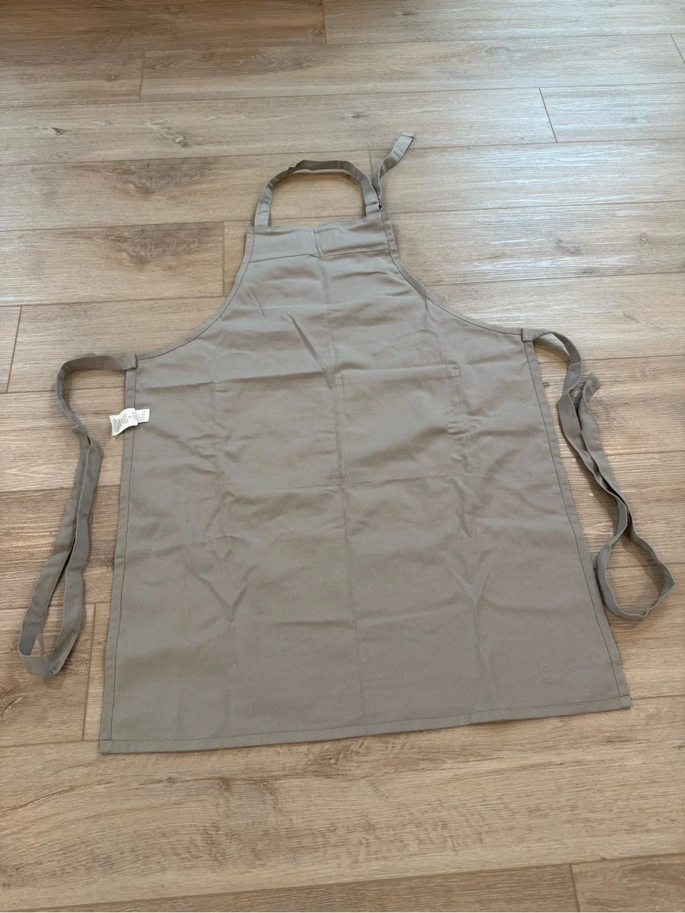 2x (Pair) of Williams Sonoma Drizzle Gray Classic Solid Aprons